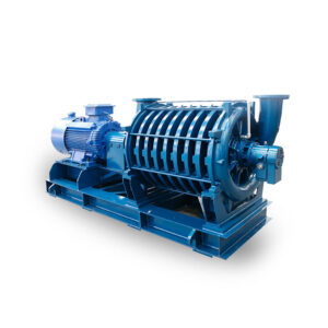 Casting multi-stage centrifugal blowers